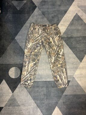 Abercrombie & Fitch Camo Drawstring Joggers - Brown/Gray